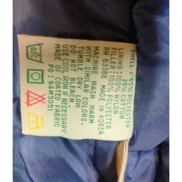 Notre Dame Fighting Irish Logo 7 Jacket Blue Gold Zip Up & Snap Size M Preowned - Picture 11 of 15